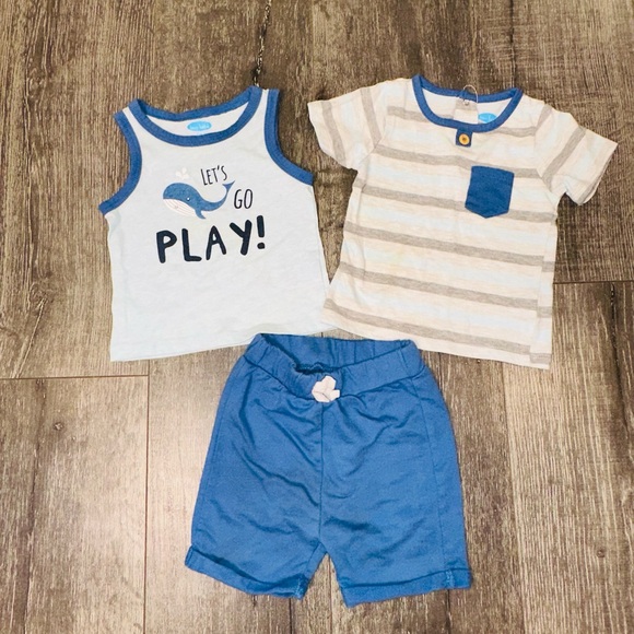 Bon Bebe Baby Boy Shorts Set Outfit (B7) - Picture 1 of 6
